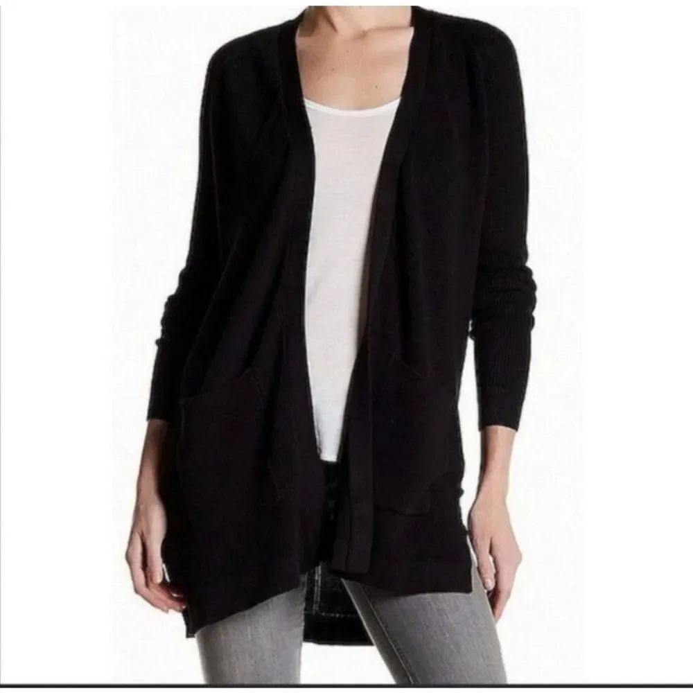 Cyrus open draped front Cardigan